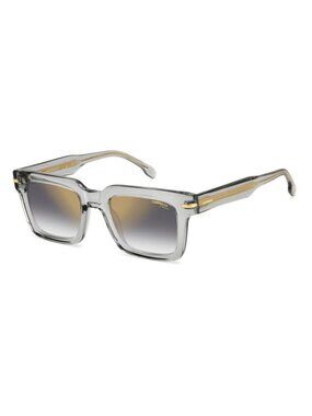 New Carrera Men's Sunglasses Grey Square Gold Lens Acetate Frame Race 316 S KB7